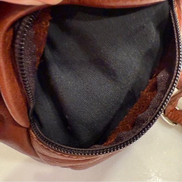 Sergio’s Collection Women’s Brown Leather Back Pack Handcrafted EUC